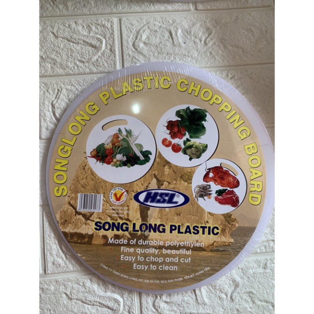 Thớt Nhựa Tròn Song Long Đủ Size  - Duonghieu6789