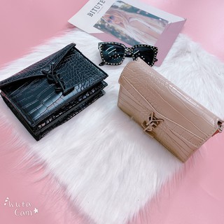 [CÓ SẴN] TÚI XÁCH NỮ Y.S.L DA RẮN SIZE 19 SIÊU ĐẸP
