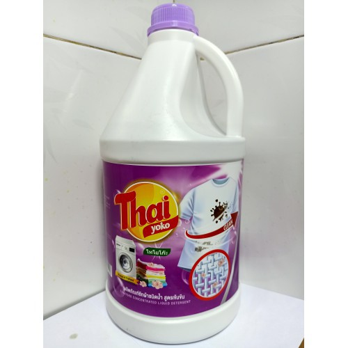 Nước giặt xả Thaiyoko 3500ml hàng thái lan chính hãng màu Tím