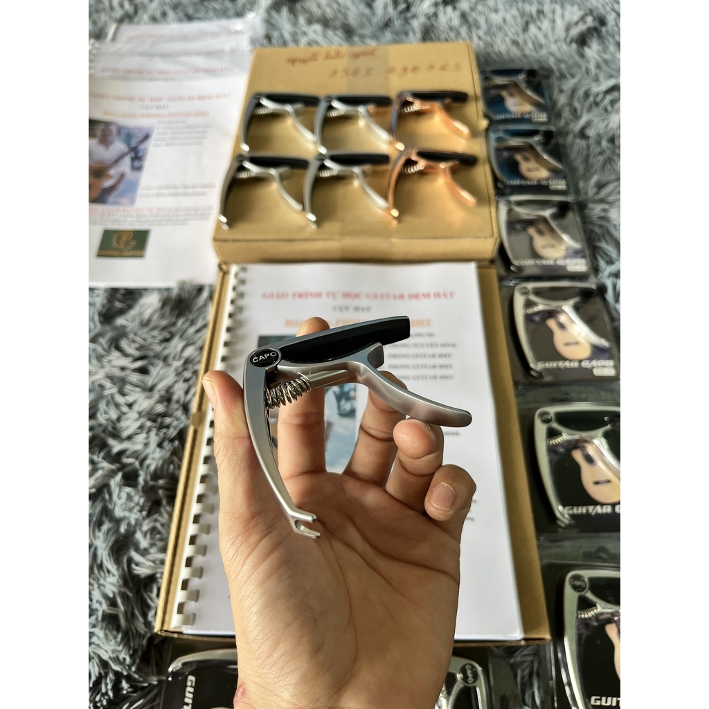 Capo Đàn Guitar-Kèm G.íao T.rình Tự Học Guitar Đệm Hát biên soạn Phong Guitar BMT