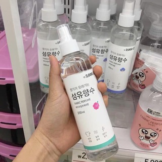 Xịt thơm hàn hàn quốc. fabric perfume