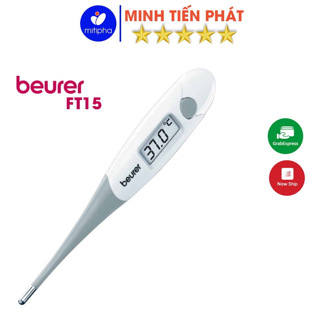 Nhiệt kế điện tử đầu dẻo Beurer FT15/1, nhiệt kế cho bé - Minh Tiến Phát