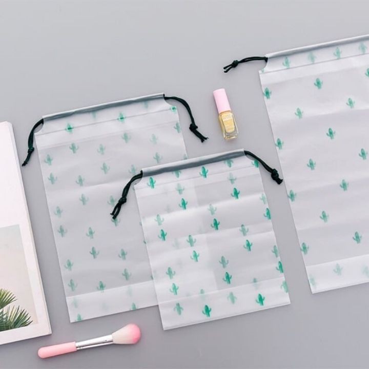 Combo 3 Túi Đựng Đồ Có Dây Rút Chống Thấm Nước Đi Chơi Đi Du Lịch Tiện Dụng