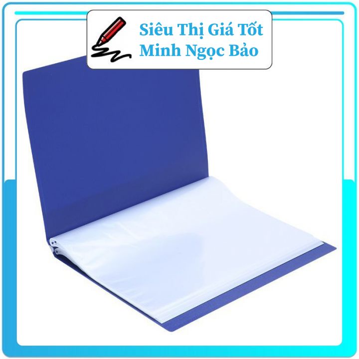 ⚡Sỉ Kho⚡️ Bìa Nhựa, File Lá Nhiều Màu Đủ Loại 10/20/40/60/100 Lá Khổ A4 (Độ Dẻo Cao)