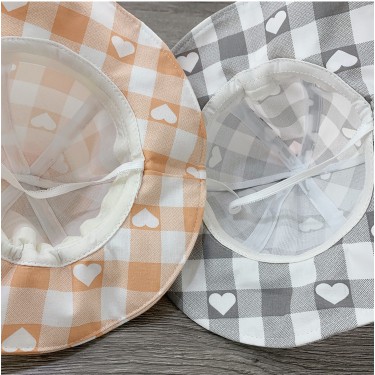 MUP06 : Mũ vành cho bé gái size  46-48cm