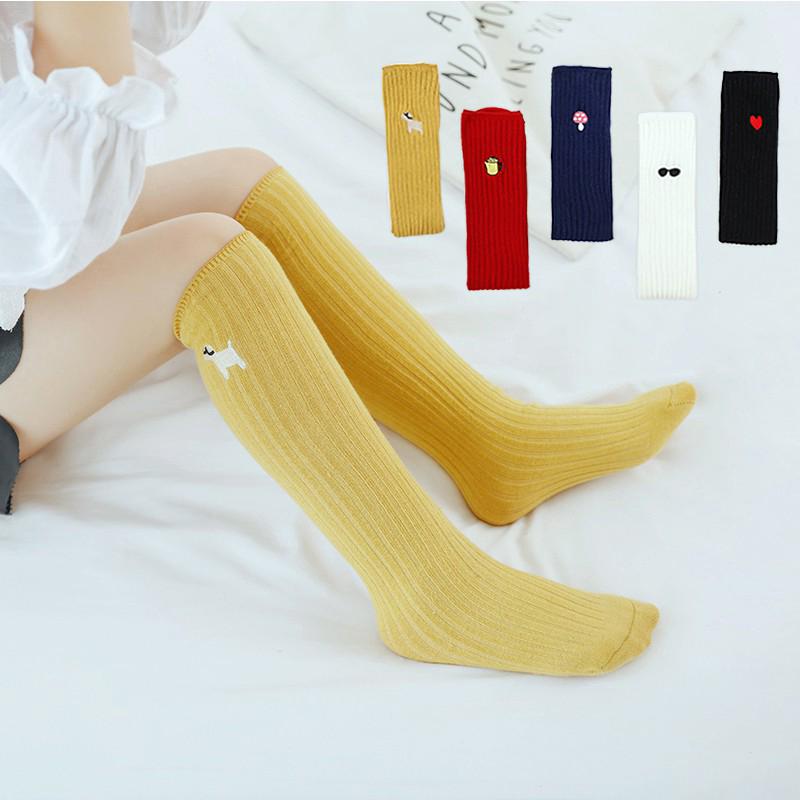 Vớ dài tới gối cực kì mềm mại in hình dễ thương cho bé gái