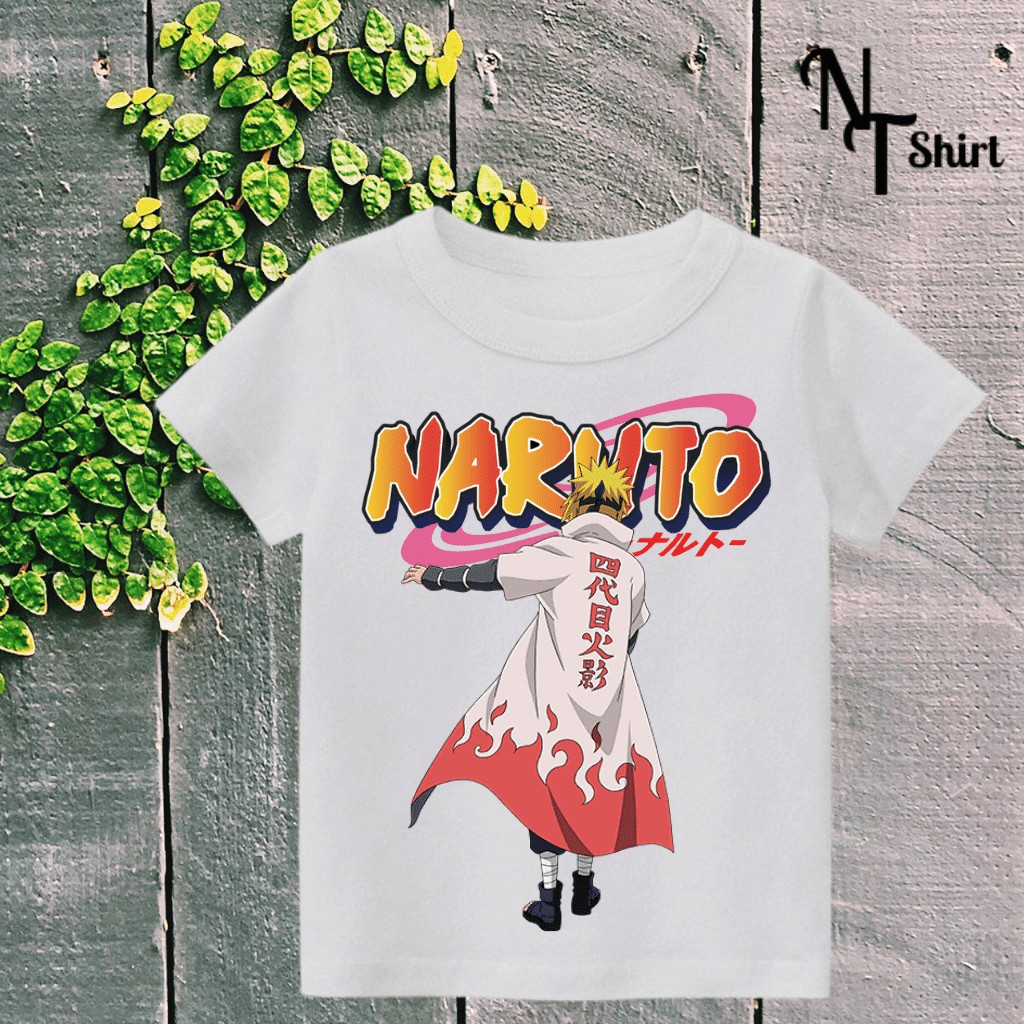 Áo thun bé trai in hình Uchiha itachi, Naruto, Kakashi, Áo cotton xịn mặc mát thoải mái 11
