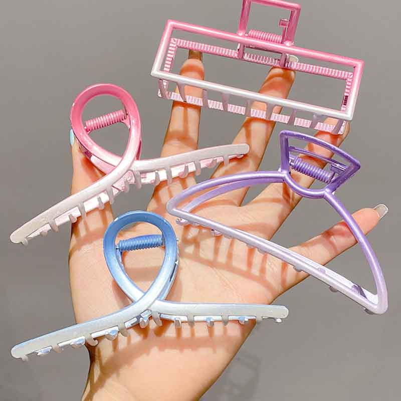 Kẹp Tóc Hình Đầu Cá Mập Hai Màu Phong Cách Hàn Quốc