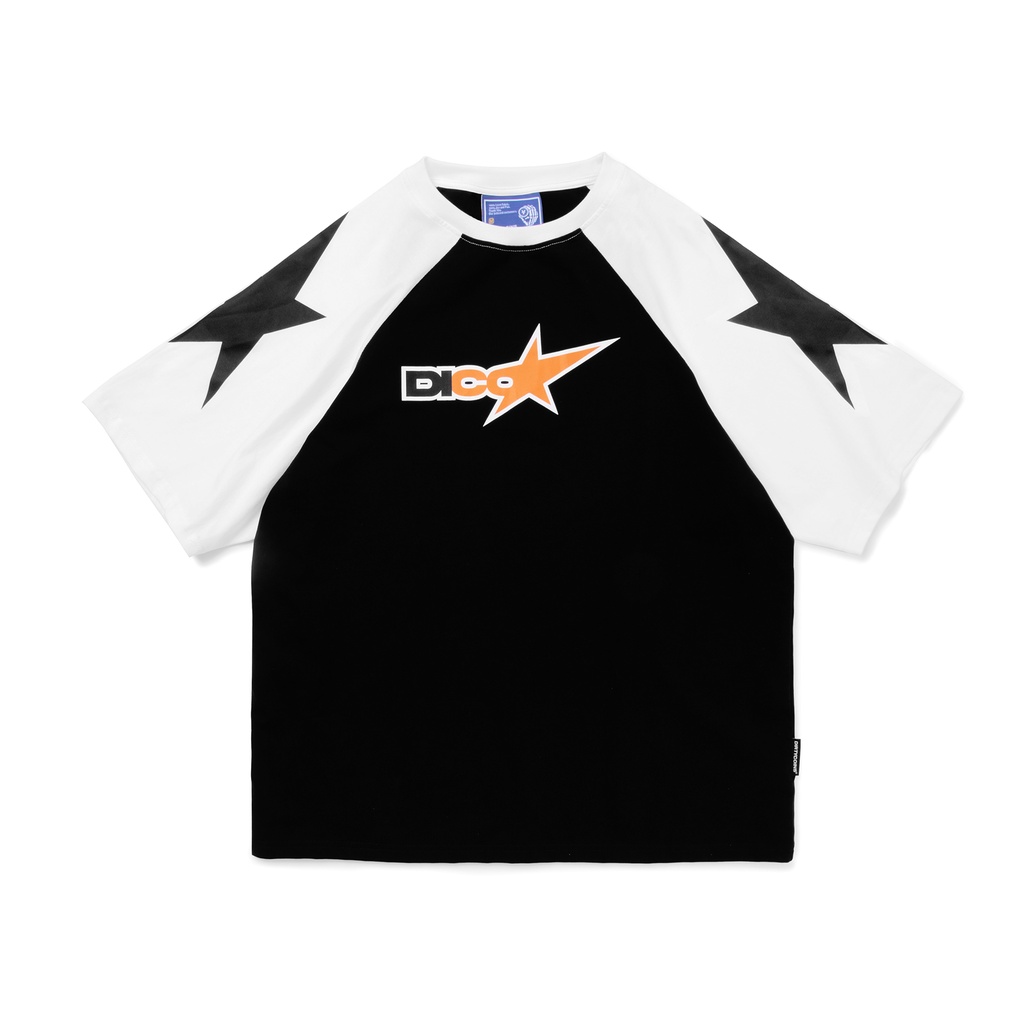 Áo Thun DirtyCoins Dico Star Raglan T-shirt - Black