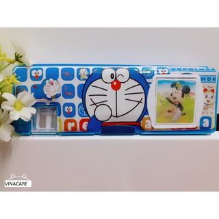 Hộp bút hoạt hình Doremon kèm máy tính cho bé
