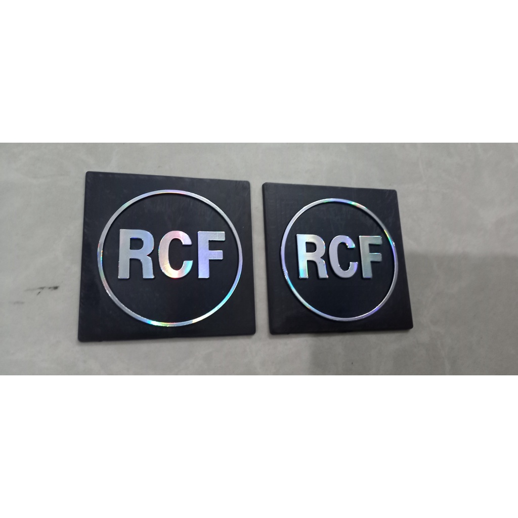 Tem Dán Thùng Loa RCF ( Trắng 1 bộ 25k)