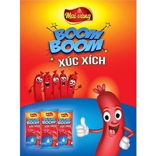 Xúc xích Boom Boom Mai Vàng Vissan gói 100g ( 5 cây x 20 g )