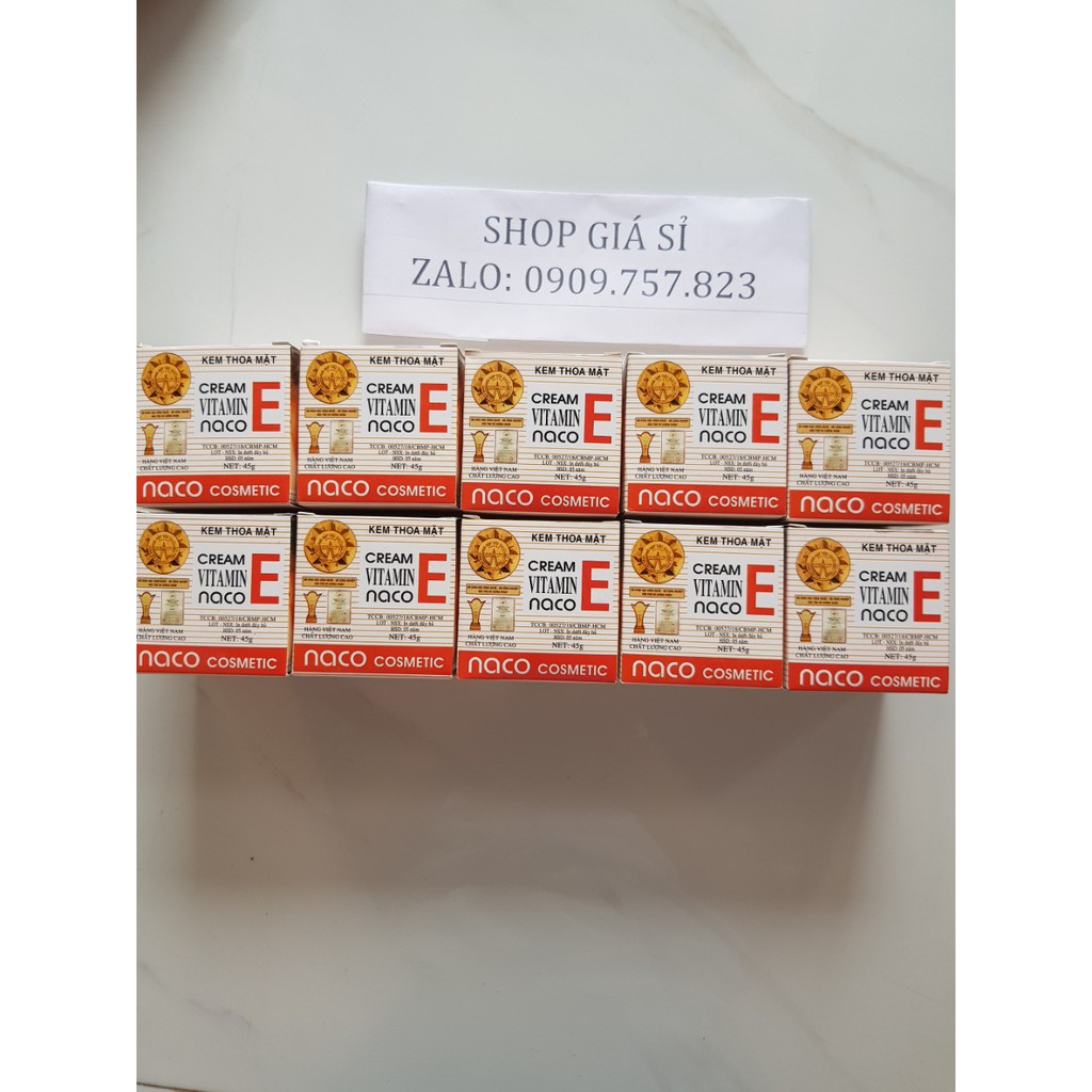 SỈ LỐ 10 HỘP KEM NACO E