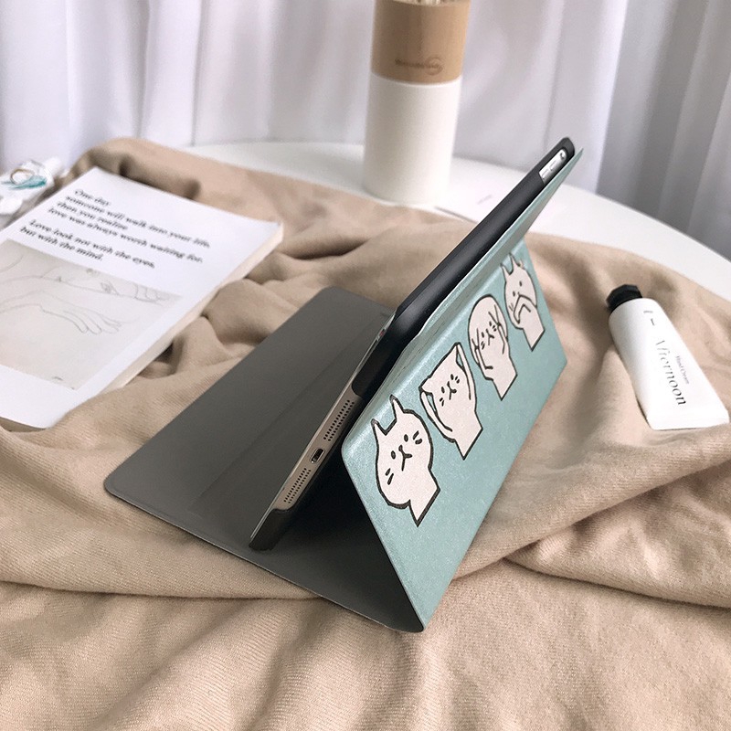 Bao nắp gập hình mèo nhiều mẫu mã cho máy tính bảng iPad 9.7 2017 2018 A1893 iPad 2/3/4/5/6 Air1/2/3 Mini12345 | BigBuy360 - bigbuy360.vn