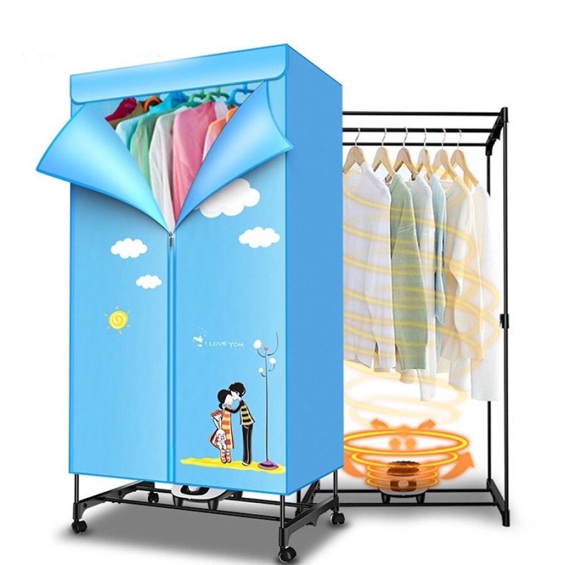 SALETỦ SẤY QUẦN ÁO CÓ ĐIỀU KHIỂN TỪ XA CHẠY ÊM KHÔNG GÂY ỒN