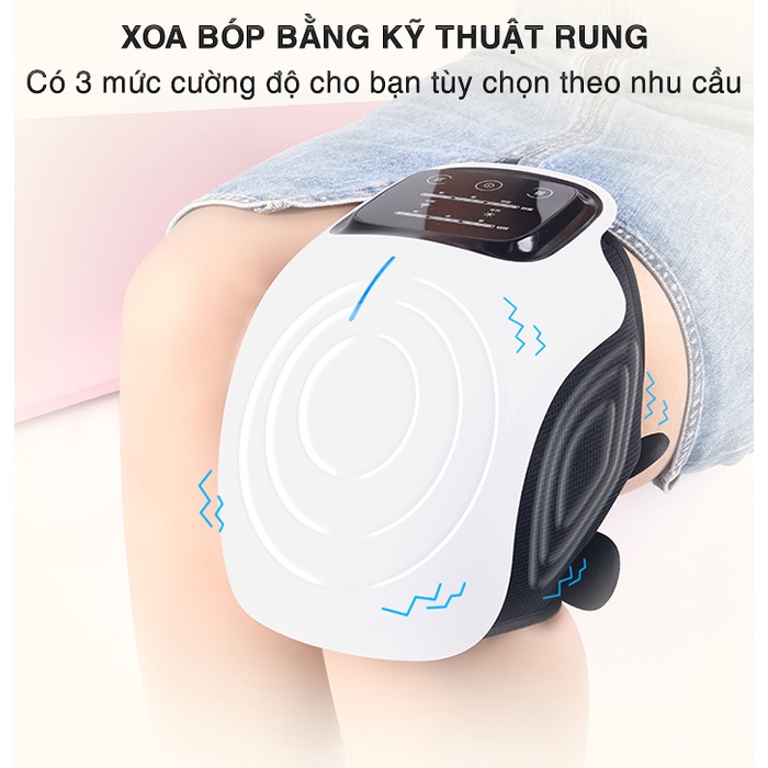 Máy massage đầu gối hồng ngoại kết hợp laser Kenee Massage ST-1101A