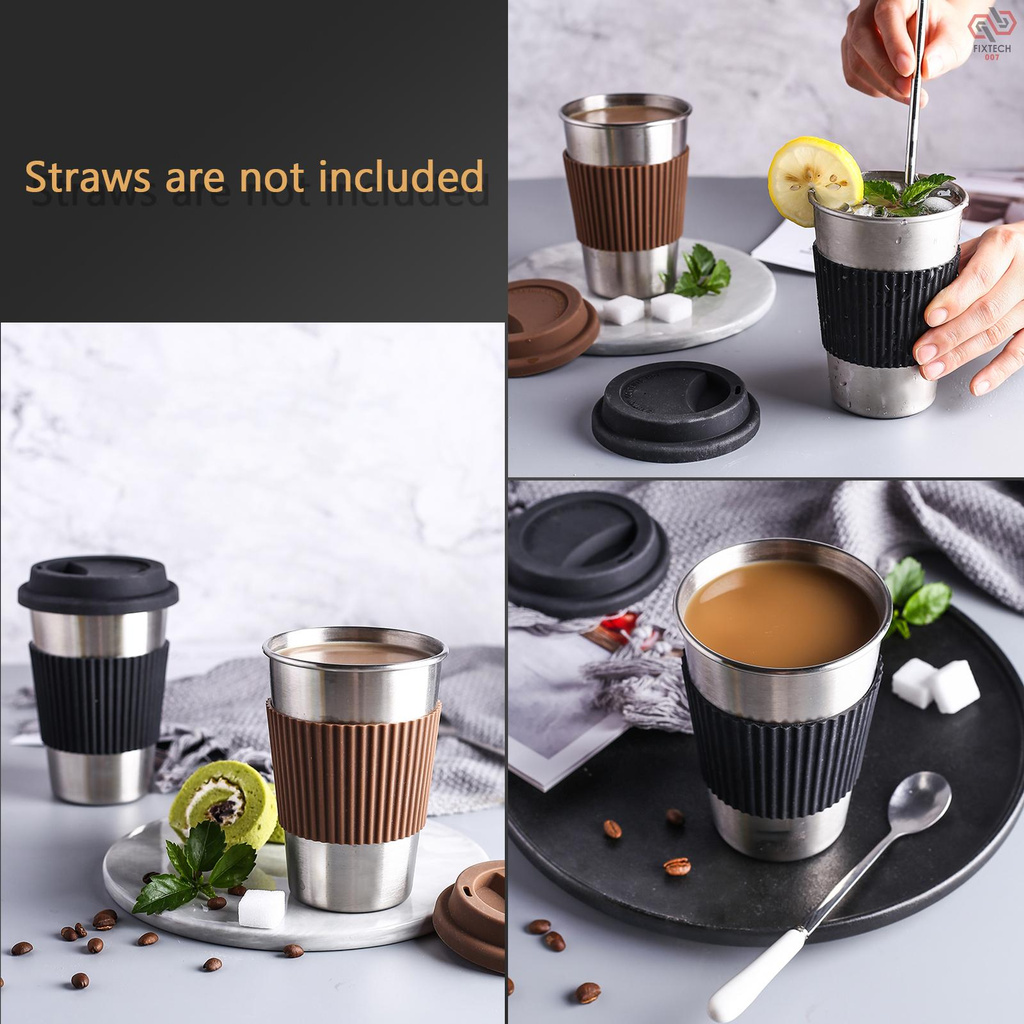 300ml Stainless Steel Vacuum Insulated Tumbler Cup with Lid Coffee Mug Insulated Travel Mug for Coffee Beer Keep Drinks Steaming Hot or Ice Cold