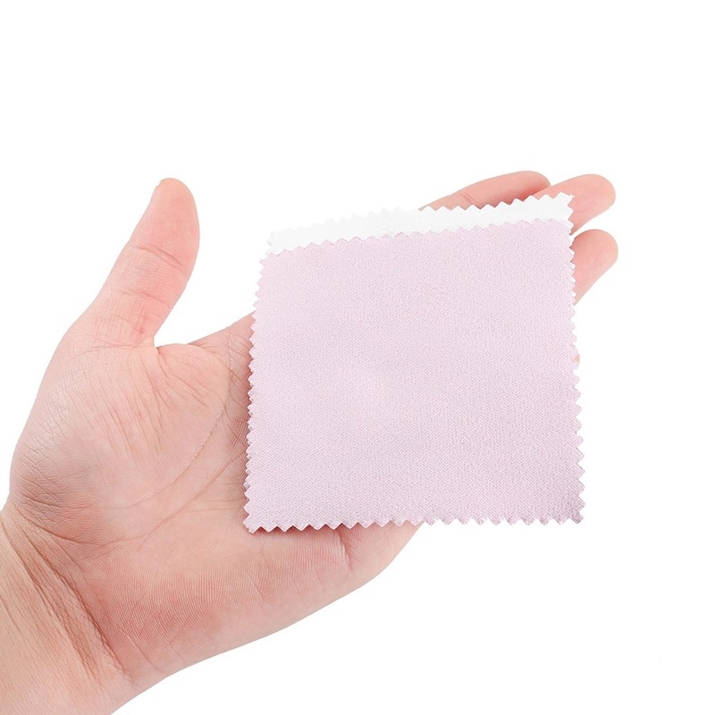 Set 10 Khăn Vải Sợi Nhỏ Làm Sạch Kính/Điện Thoại/Trang Sức Màu Ngẫu Nhiên