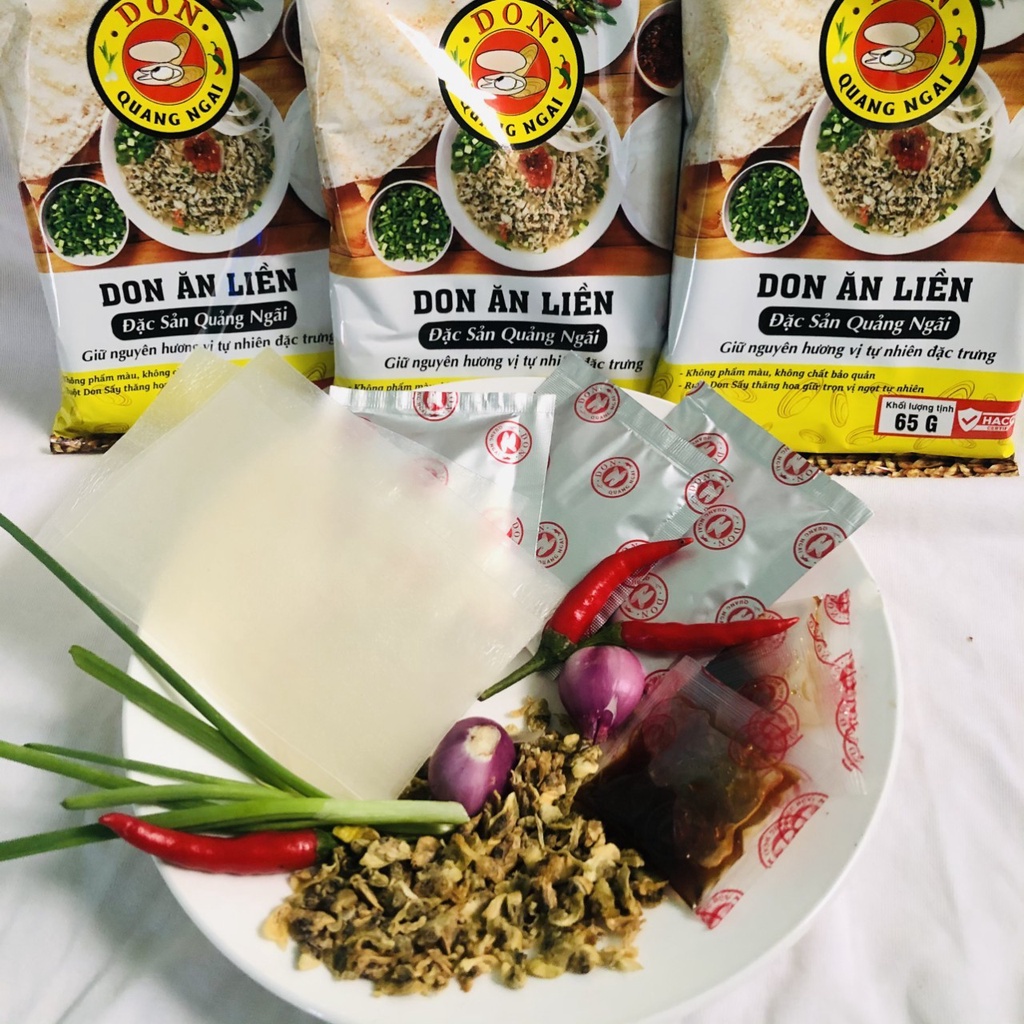 COMBO MIX 4 DON ĂN LIỀN - 3 PHỞ DON - 3 HỦ TÍU DON ĐẶC SẢN QUẢNG NGÃI