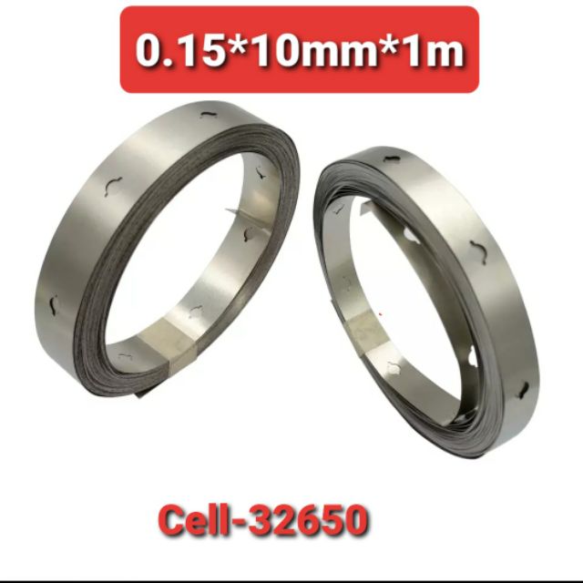 KẼM ĐƠN/ĐÔI NỐI CELL 32650 - 0.15mm X 15mm DÀI 01 Met