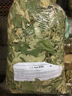 Lá sen khô 1 kg đẹp tốt