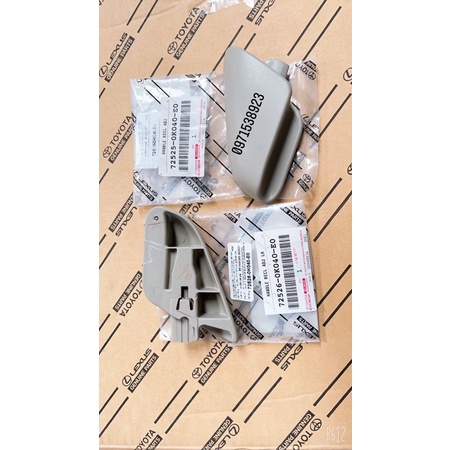 TAY NGÃ GHẾ TOYOTA INNOVA HILUX FORTUNER XỊN CHÍNH HÃNG 725250K040E0 72526040E0