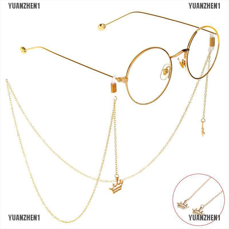 [YUANZHEN1] Dây Đeo Mắt Kính Đọc Sách Hình Vương Miện