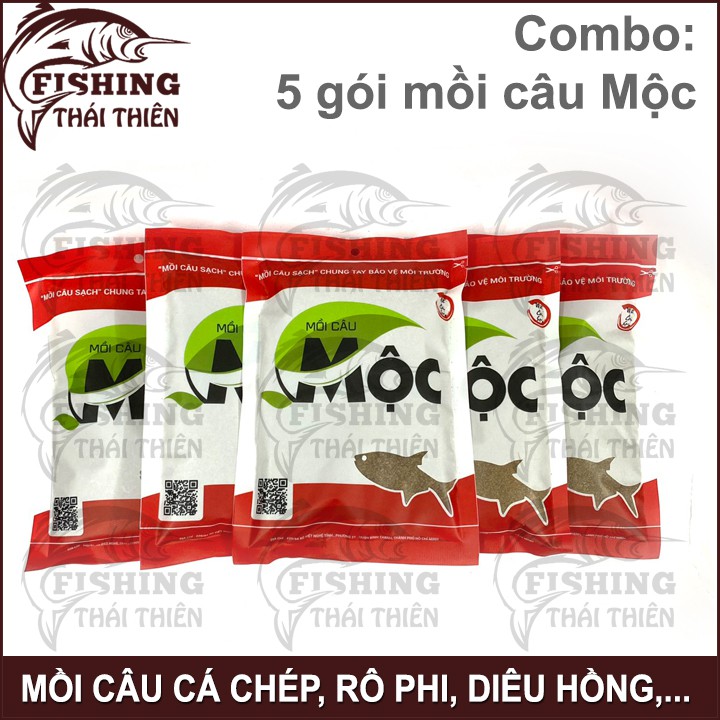 Mồi câu cá, mồi mộc đỏ chuyên câu cá rô phi, cá diêu hồng, chép, trắm, trôi,...