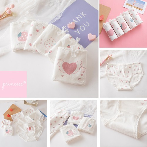 PRINCESS_ SET QUẦN LÓT NỮ COTTON KHÁNG KHUẨN IN HÌNH DỄ THƯƠNG | BigBuy360 - bigbuy360.vn