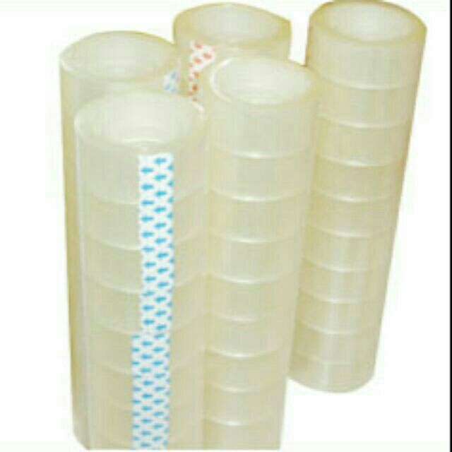 Cuộn băng keo trong và băng keo giấy