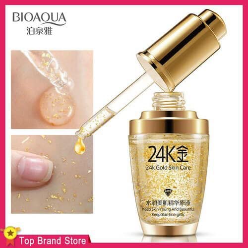 Serum 24K Gold Skin Care Bioaqua Tinh Chất Vàng 24K Dưỡng Da Chuyên Sâu, Kiểm Soát Dầu, Dưỡng Ẩm, Sáng Da Chính Hãng