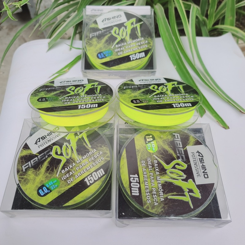 Cước câu cá siêu bền ASHiNO Fiber Soft