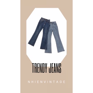 Quần jean Ống Loe _Nhienvintage AQ338