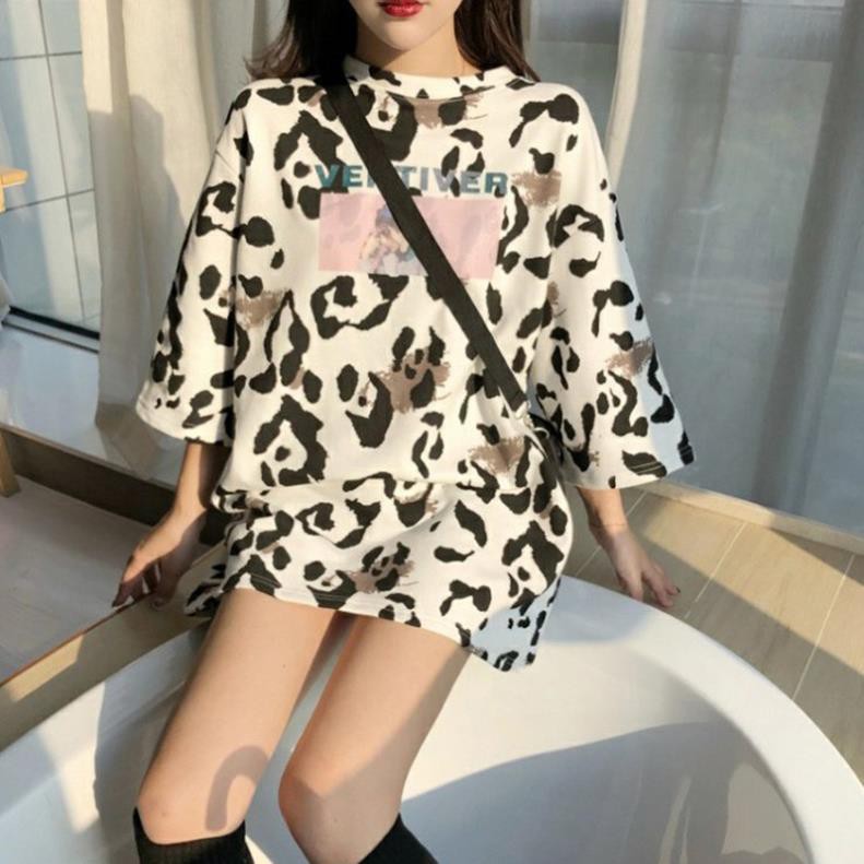 Áo Thun Nữ Ventivers 🎁 Lynn.Store 🎁 Phông bò sữa form rộng oversize dáng suông cá tính Ulzzang HOT