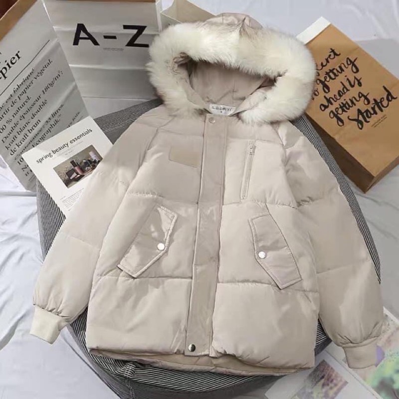 Áo phao áo khoác béo kèm mũ hàng siêu dày sale trái mùa giá rẻ | BigBuy360 - bigbuy360.vn