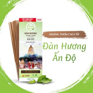 Nhang Xanh Đàn Hương - 1000 Cây - 30cm - Hương thơm dịu nhẹ, nhẹ nhàng - Nhang Thiền