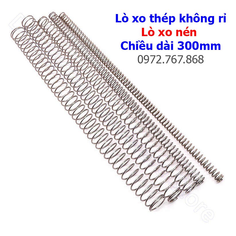 Lò xo thép không rỉ, lò xo nén