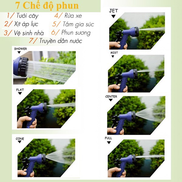 VÒI XỊT NƯỚC THÔNG MINH GIÃN NỞ 15 MÉT