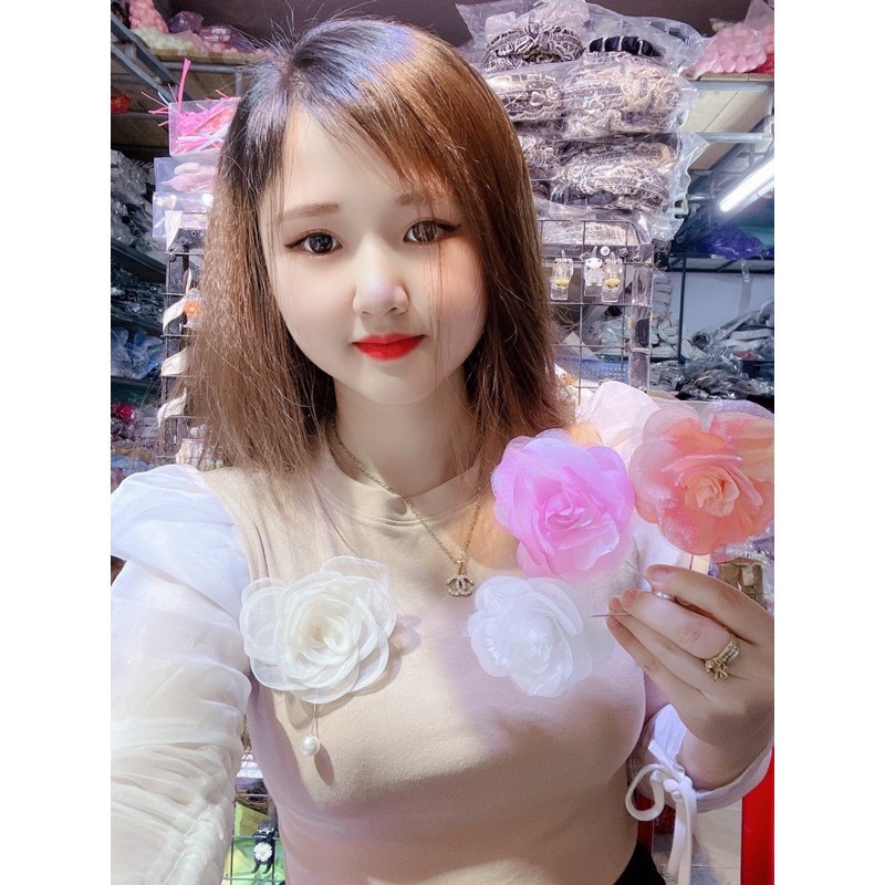 Tag hoa cài áo hàng Quảng Châu cực đẹp (5 mẫu)