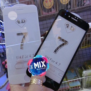 Dán cường lực màu 4D iP6/6+ - 7/7 Plus (Cường lực iphone 4D Full màn hình, themixshop)