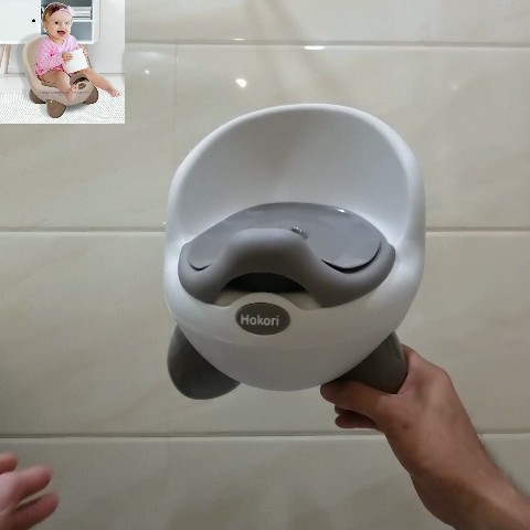 Bô Ngồi Vệ Sinh HoKoRi BaBy Cao Cấp Hàng Việt Nhật có Nắp Đậy và Tựa Lưng cho Bé Thoải Mái Khi đi  Vệ Sinh.