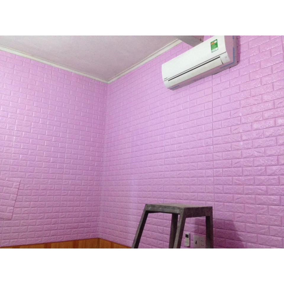 Xốp dán tường giả gạch 3D, (khổ 70*77cm) bóng đẹp keo chắc chắn | BigBuy360 - bigbuy360.vn