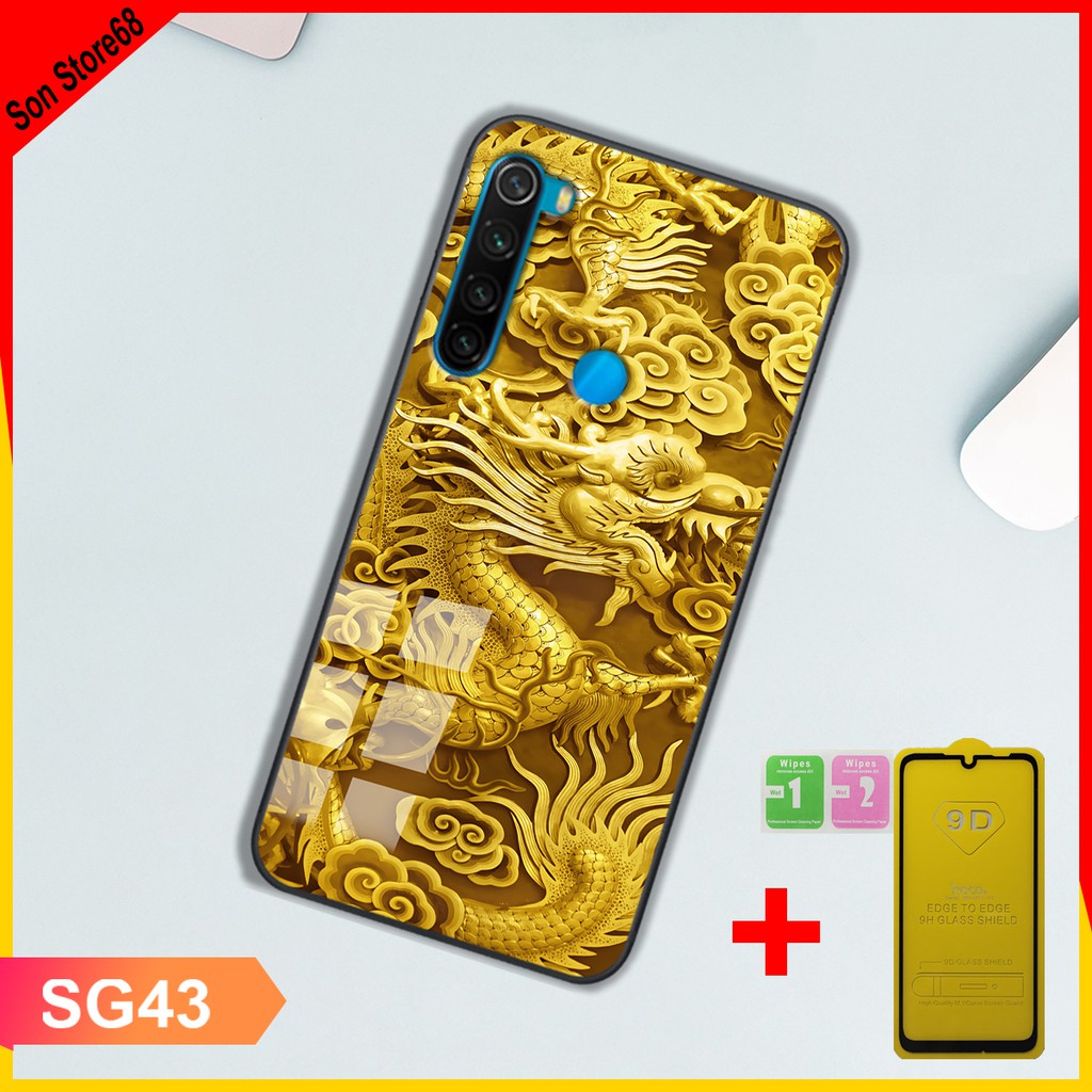 COMBỐP LƯNG XIAOMI REDMI NOTE8, ( TẶNG KÈM 1 KÍNH CƯỜNG LỰC FULL MÀN ), ỐP XIAOMI REDMI NOTE8 Son Store