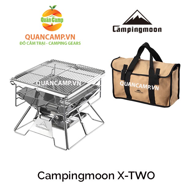 Bếp nướng dã ngoại Campingmoon X-TWO XTWO (phiên bản nâng cấp của Campingmoon MT-035 MT35 MT035)