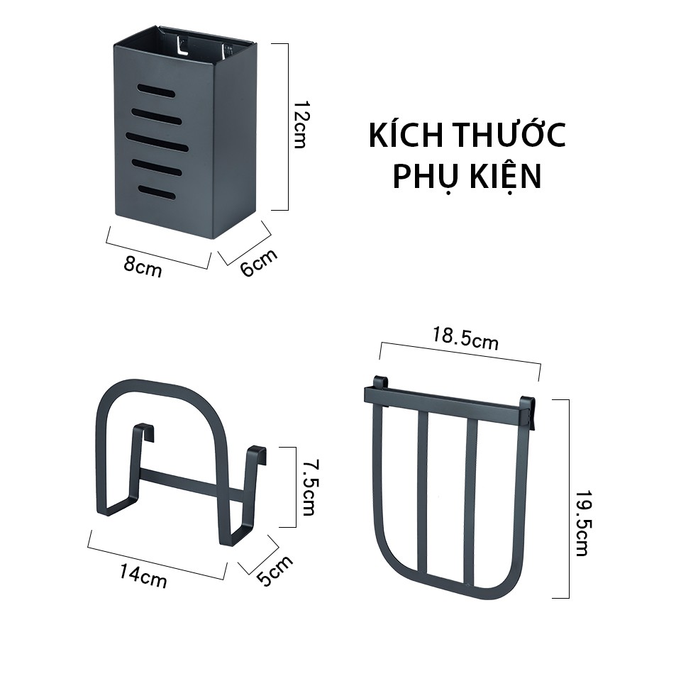 Kệ Để Gia Vị Nhà Bếp Đa Năng 3 Tầng VANDO Phủ Sơn Tĩnh Điện 3 Lớp Bảo Hành Chống Han gỉ  2 Năm | BigBuy360 - bigbuy360.vn