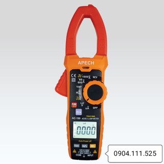 Ampe kìm đo dòng AC DC APECH AC-199 1000A,TrueRMS