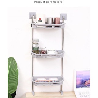 Kệ, Giá để đồ 3 tầng  gắn tường Nhà vệ sinh, Nhà Bếp, Toilet tiện dụng