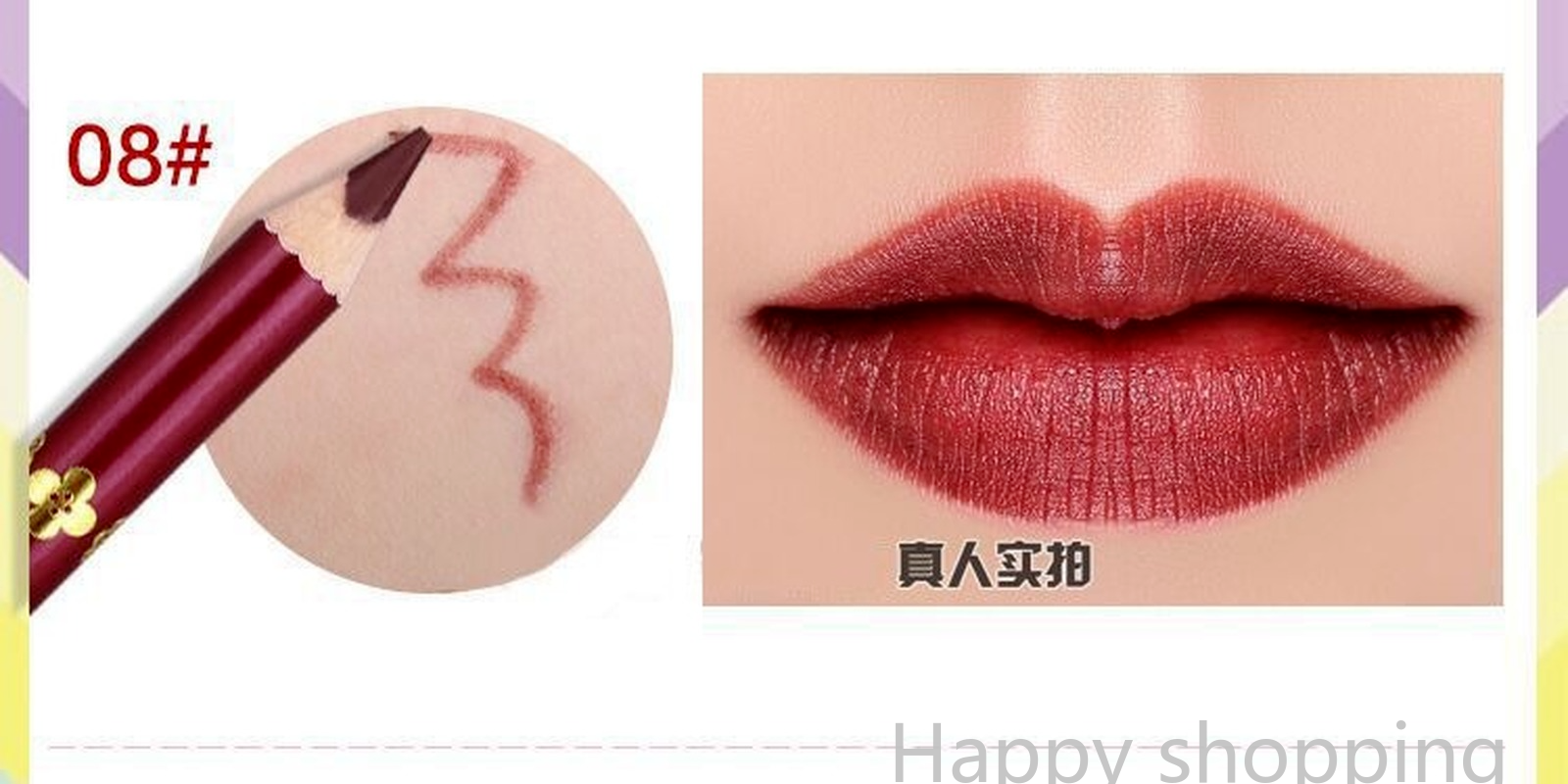 (Hàng Mới Về) Bút Kẻ Viền Môi 12 Màu Sắc Tùy Chọn Chống Thấm Nước Không Lem | BigBuy360 - bigbuy360.vn