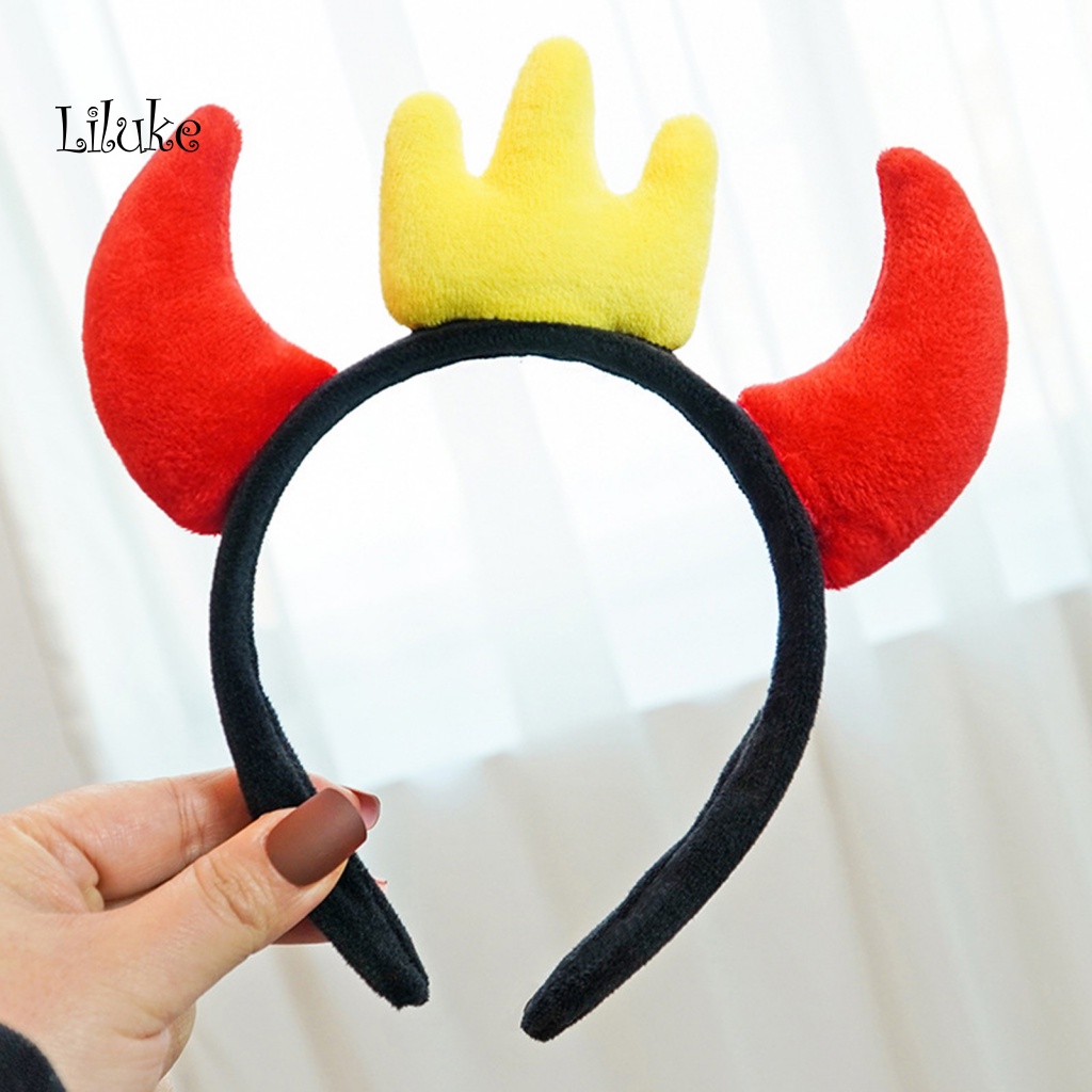 Băng Đô Cài Tóc Hình Vương Miện Phối Hai Màu Trang Nhã Cho Nữ