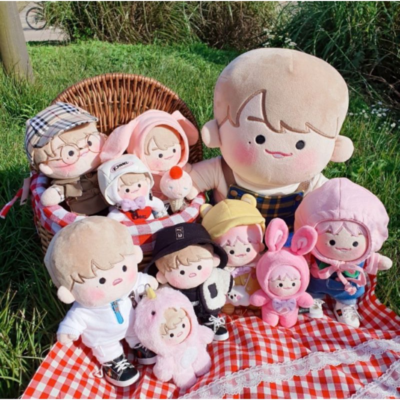 Gấu bông doll WannaOne Kang Daniel Chu Pink Chu có sẵn 21 31